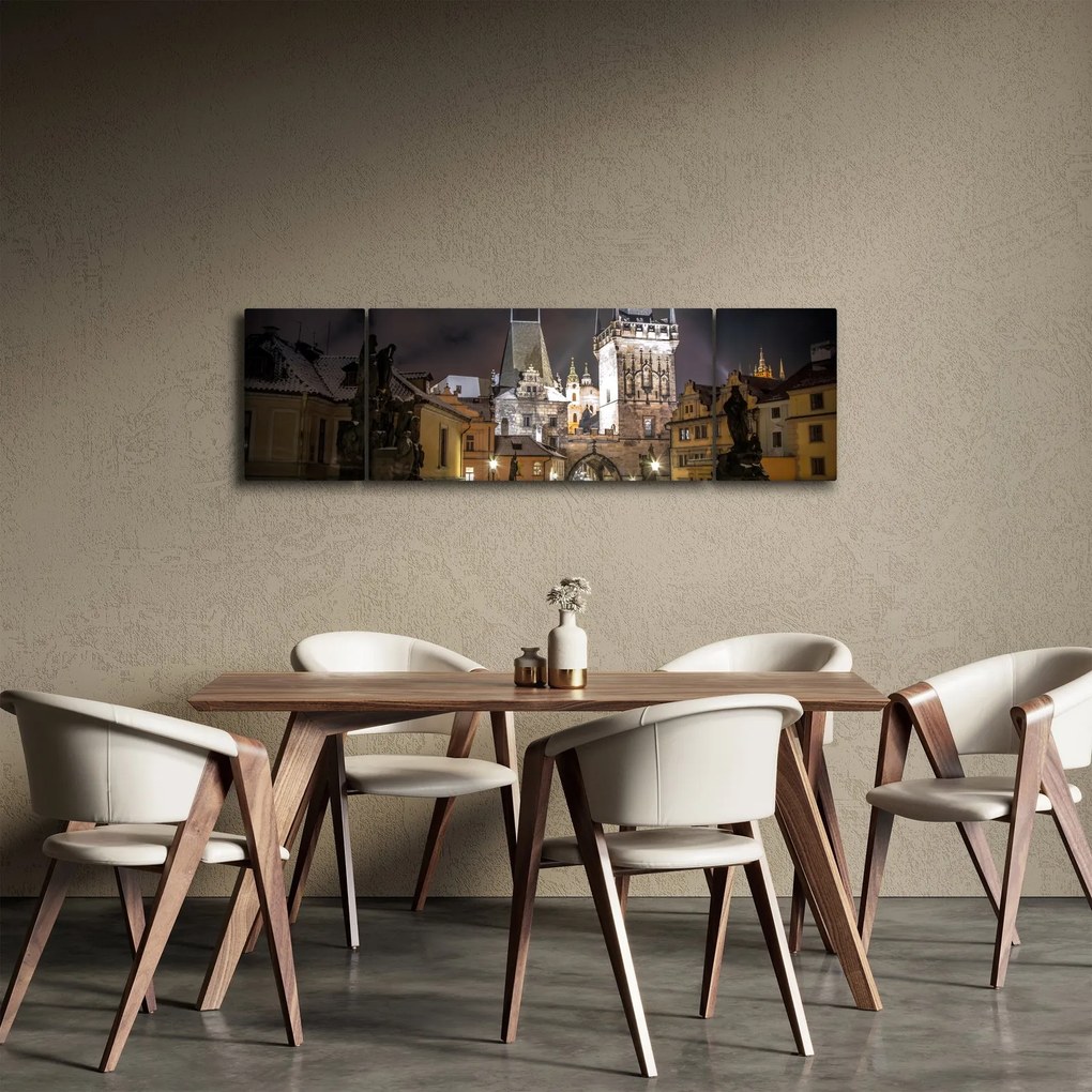 Obraz oświetlonej Bramy Pyłu (170x50 cm)