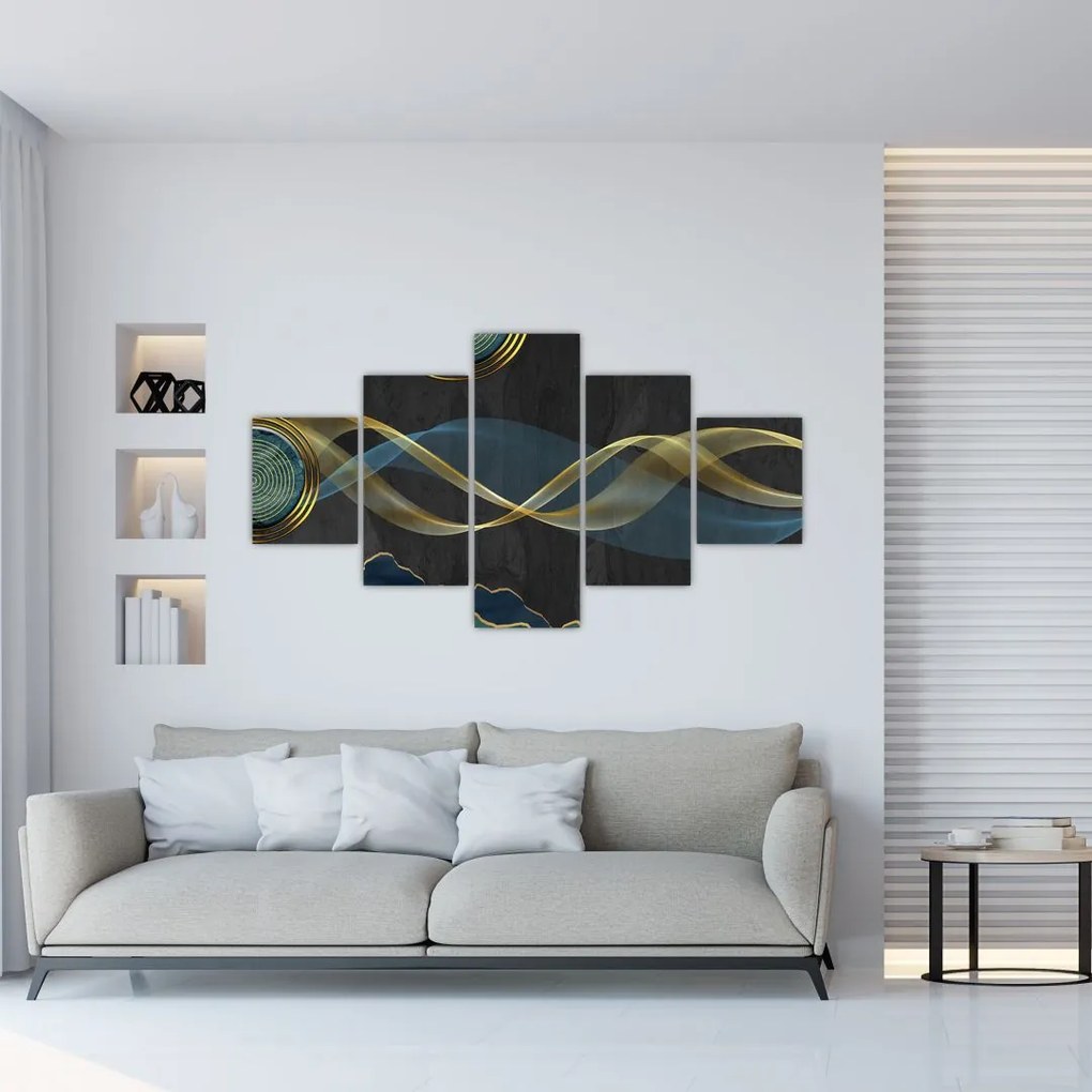 Obraz - Abstrakcja (125x70 cm)
