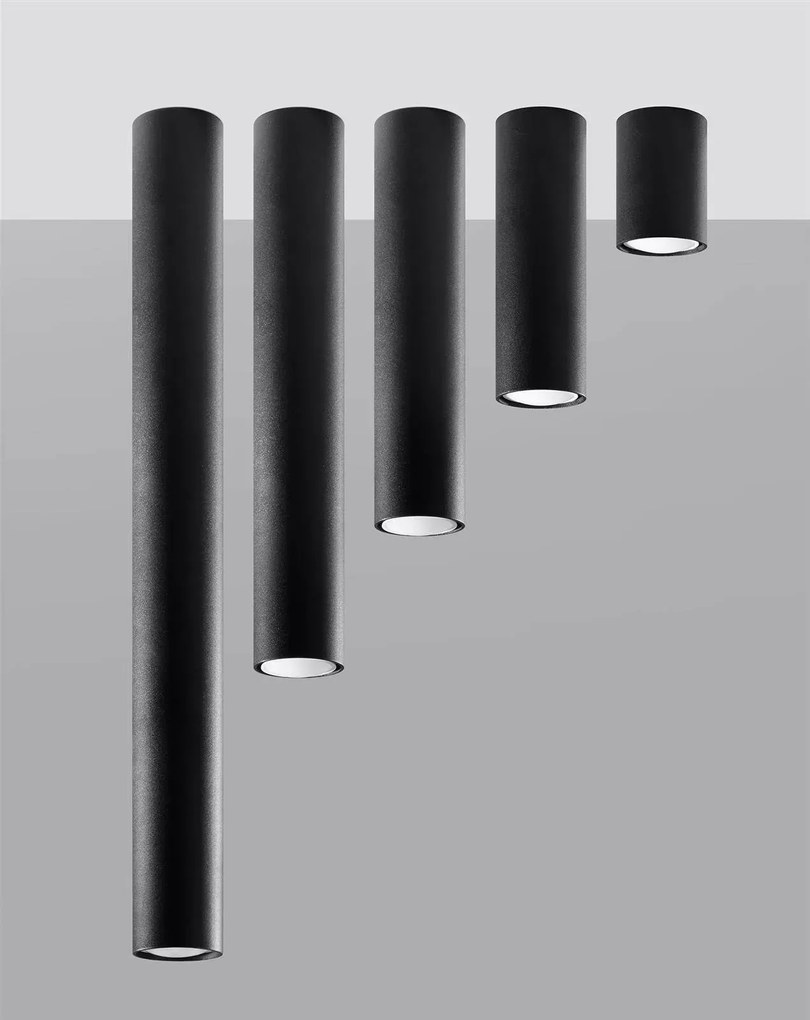 Plafon LAGOS 40 czarny SOLLUX LIGHTING