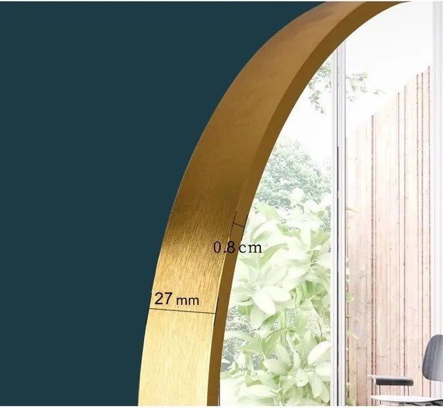 Lustro LOFT 60x80cm białe ścienne łazienkowe do salonu sypialni loftowe Industrialne minimalistyczne