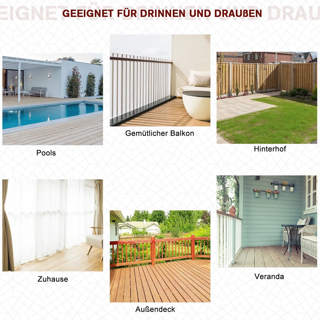 Outsunny krzesło ogrodowe Adirondack leżak ogrodowy mebel ogrodowy krzesło balkonowe, kolor: naturalny