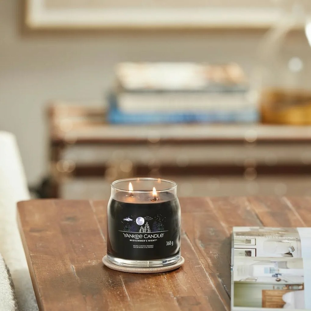 Yankee Candle Świeca zapachowa średnia SignatureMidsummer’s Night, 368 g, M