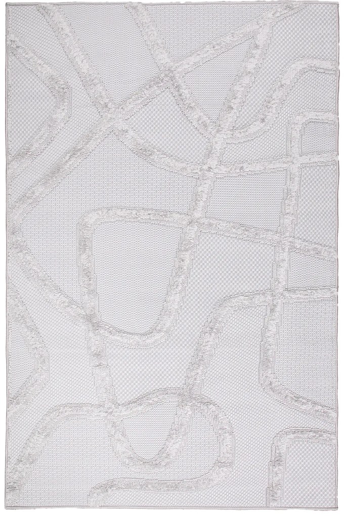 Dywan Carmen Szara Abstrakcja 0F570A 160x230 Prostokąt