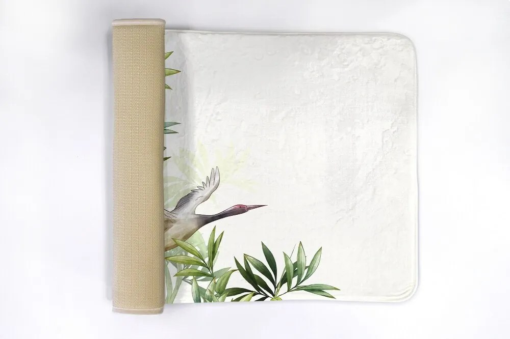 Dywanik łazienkowy antypoślizgowy Dywanik łazienkowy antypoślizgowy Żuraw Ptak