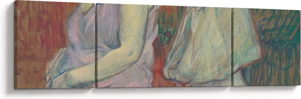 Obraz - Henri de Toulouse-Lautrec, Rue des Moulins, reprodukcje (170x50 cm)