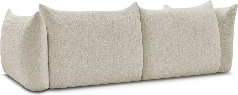 Beżowa sofa z materiału bouclé 286 cm Azra – Bobochic Paris
