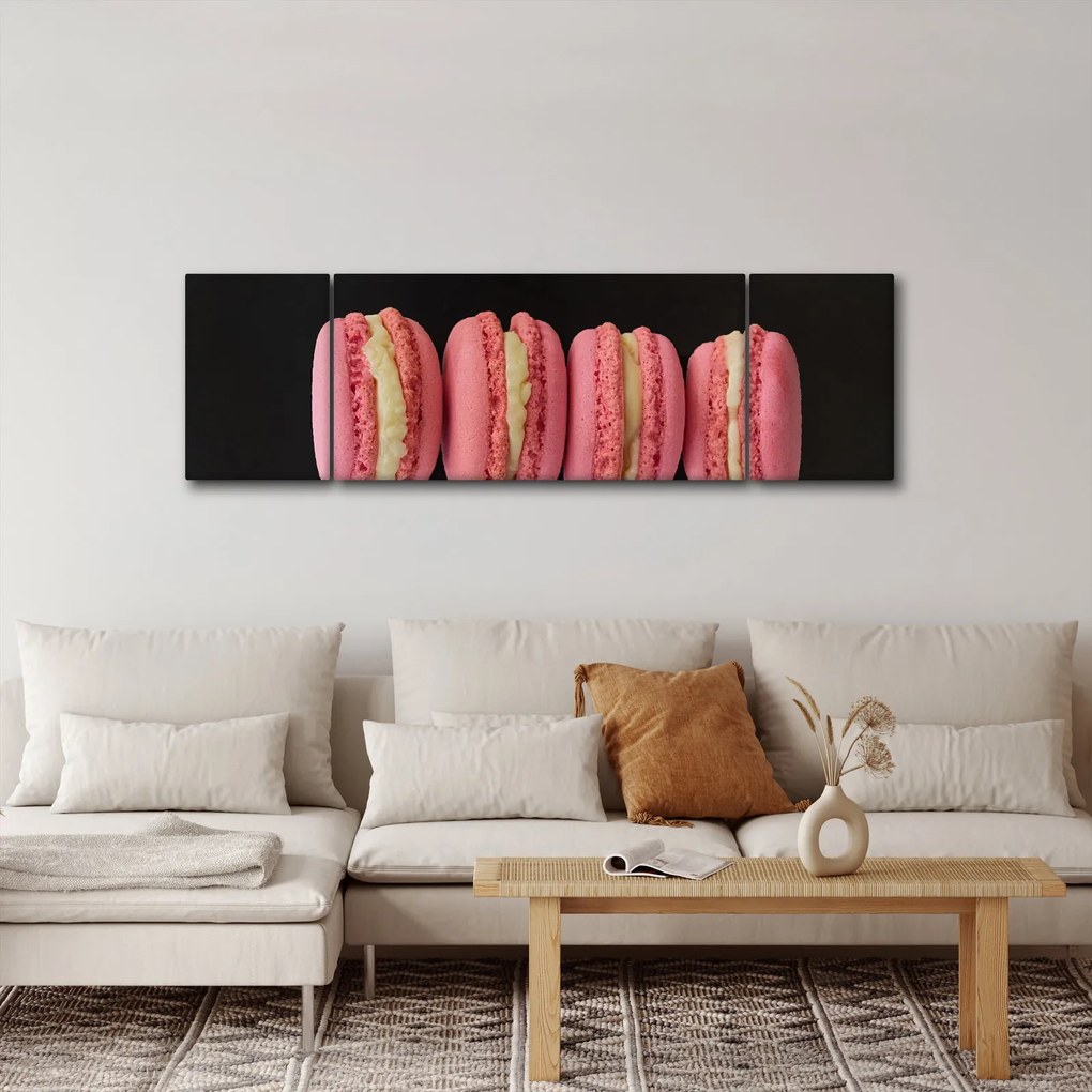 Obraz makaroników (170x50 cm)