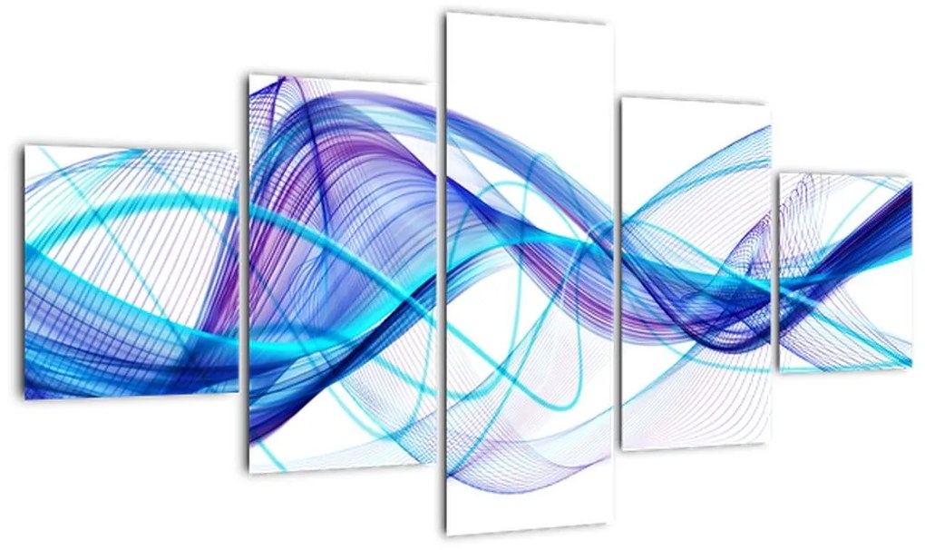 Obraz abstrakcji (125x70 cm)