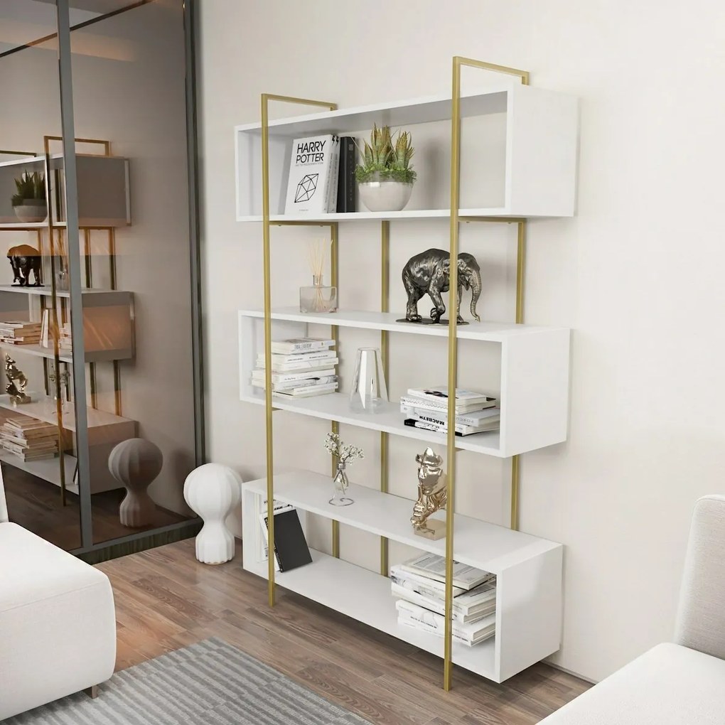 Biblioteczka Bruti White and Gold