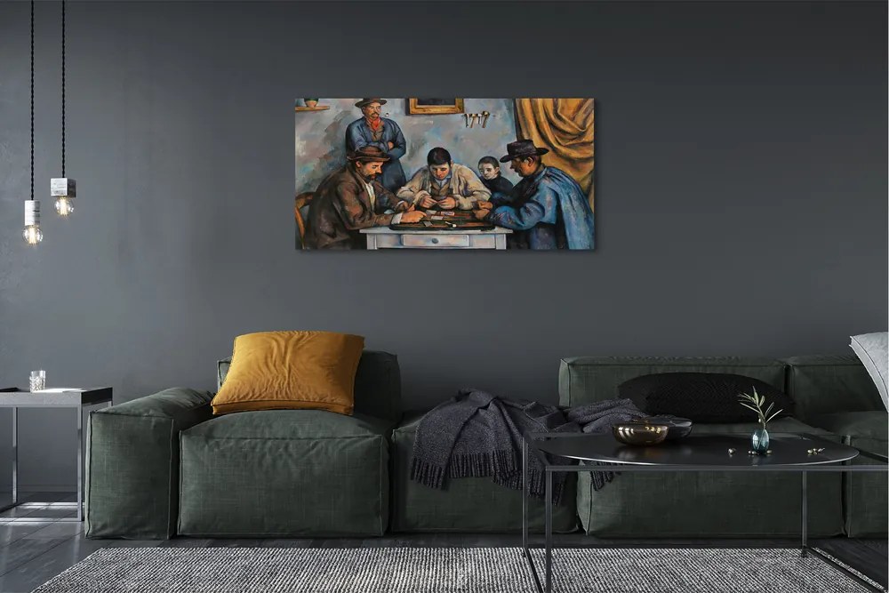 Fotoobraz na płótnie Gracze w karty - Paul Cézanne