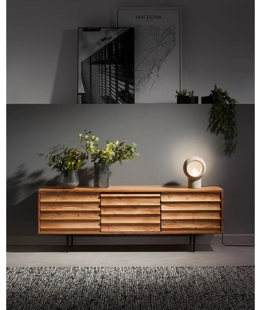 Szafka pod TV Kave Home Delsie, 147x50 cm