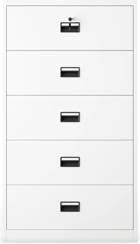 Szafa kartotekowa metalowa biała: SARA XL V5, 900 x 1620 x 600 mm