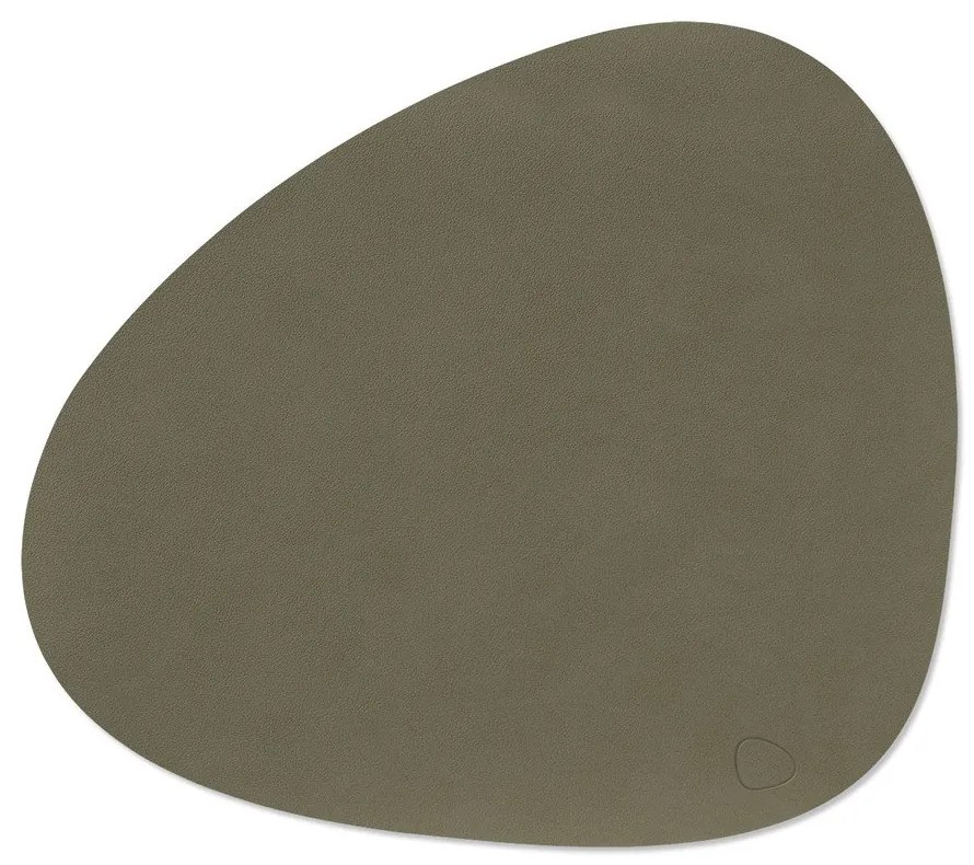 Mata stołowa ze skóry ekologicznej 37x44 cm Curve L Double Nupo – LIND DNA