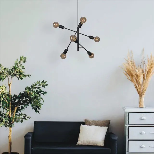 Lampa wisząca ruchome patyki - 3X S138 B3-E44