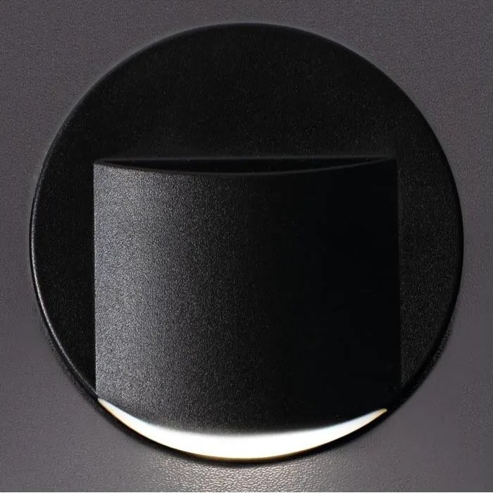 Kanlux 33334 - Oprawa schodowa LED ERINUS LED/0,8W/12V 3000K czarna