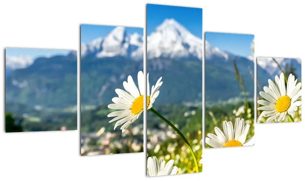 Obraz - Wiosna w Alpach (125x70 cm)
