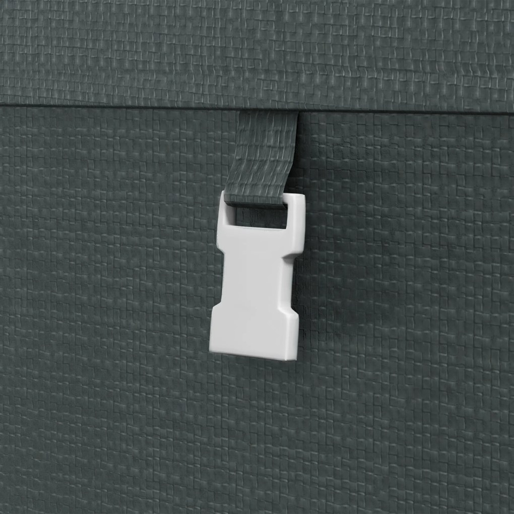 Outsunny Szopa Ogrodowa, Namiot Magazynowy, Mocny i Odporny na Warunki Pogodowe, Stalowy Stelaż, 1,2x1,8x1,6m, Ciemnoszary