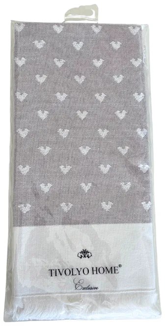 Ręcznik kuchenny HEARTS Miętowy 50 x 70 cm