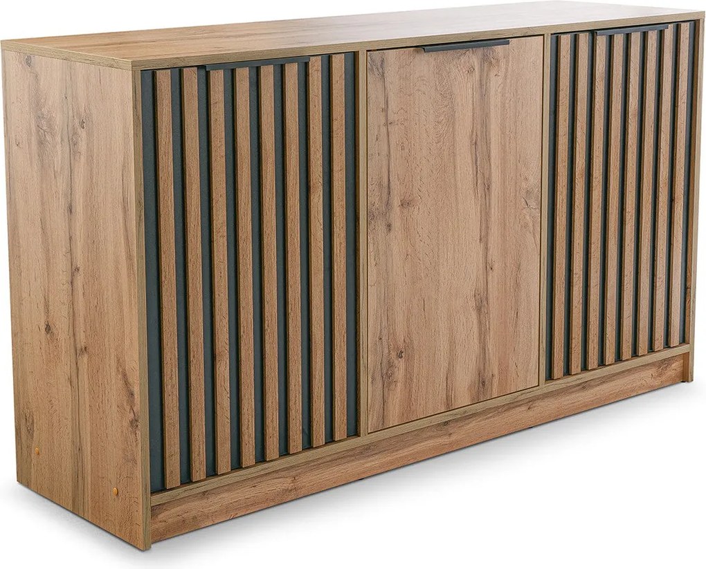 Komoda GAREN - Dąb wotan / 138 cm