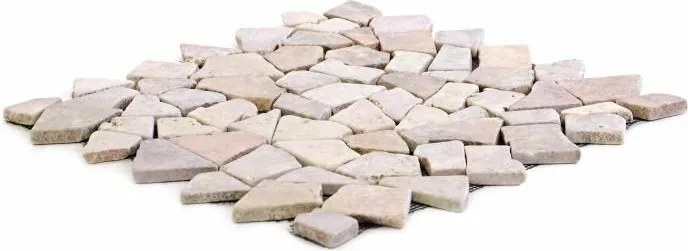 Mozaika marmurowa Garth na siatce różowa 1m2