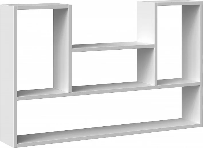 Regał wiszący Bilbao 4P |Biały |100x16x60 cm | Regał wiszący ścienny
