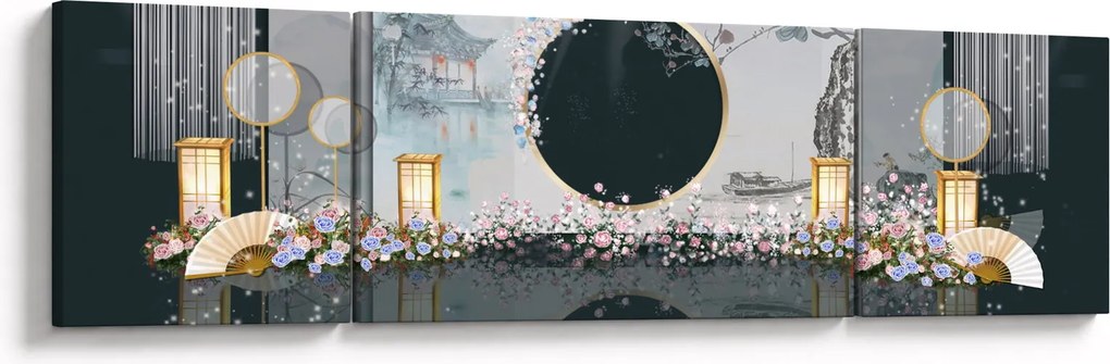 Obraz - Kolaż (170x50 cm)