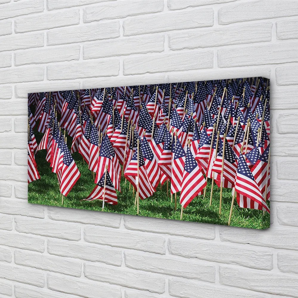 Obraz na płótnie Flagi Stanów Zjednoczonych