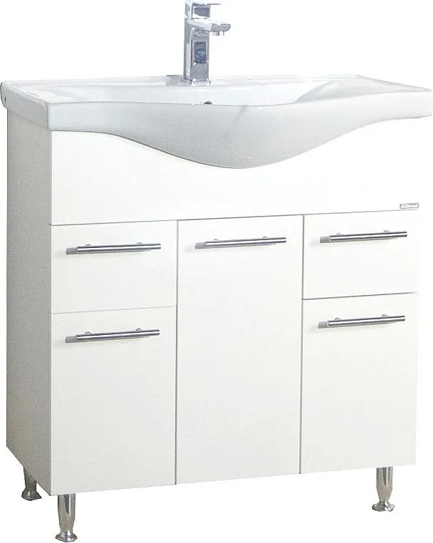 umywalka do mebli łazienkowych Lisalo Biały W. 81 x S. 75 x G. 45 cm