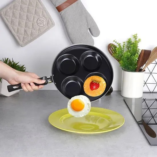 Patelnia z nieprzywierającą powłoką do jajek 25cm T1-S93
