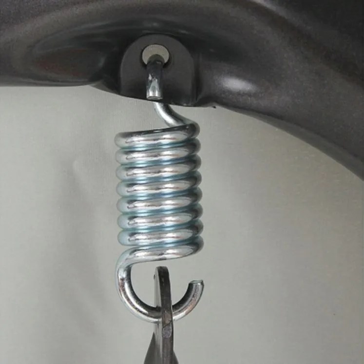 VENEZIA Huśtawka ogrodowa, metalowa, szara z liśćmi