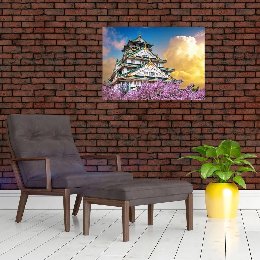 Obraz - Zamek Osaka (70x50 cm)