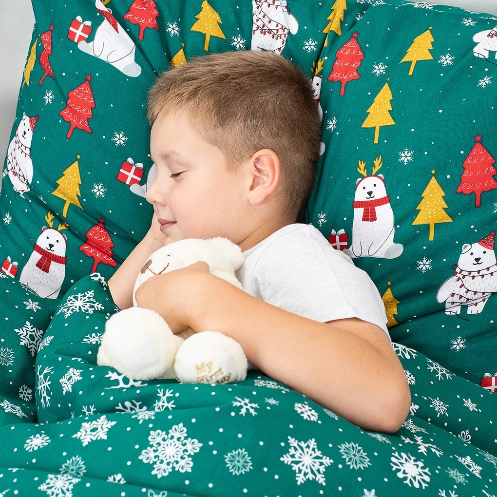 4Home Pościel bawełniana Polar Bear, 140 x 200 cm,70 x 90 cm