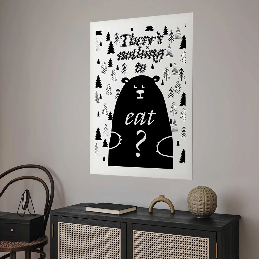 Plakat Nothing to eat 29,7x42 cm bez ramy z marginesem ARTGEIST B