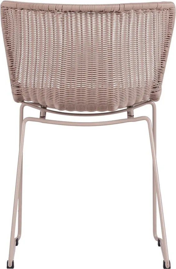 Beżowe krzesła ogrodowe ze sztucznego rattanu zestaw 2 szt. Wings – WOOOD