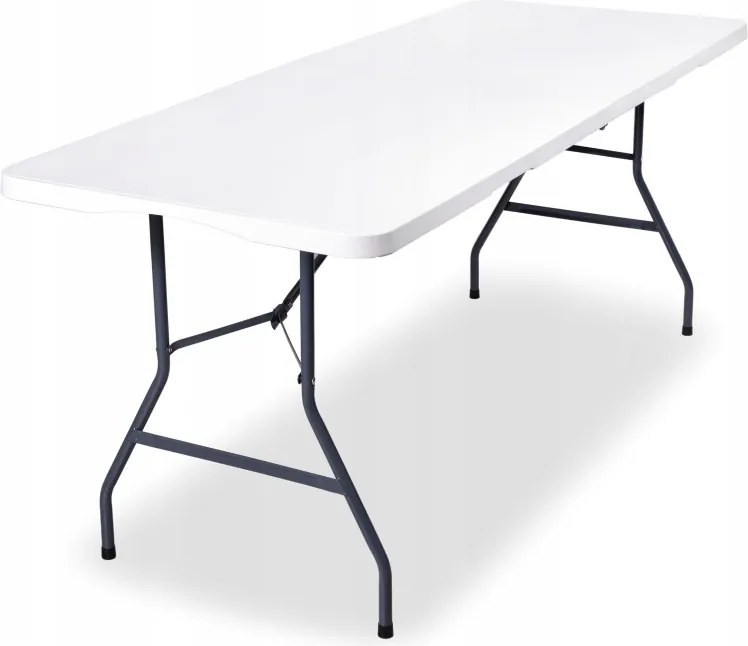 Stół cateringowy CATERON 70x180 cm, biały