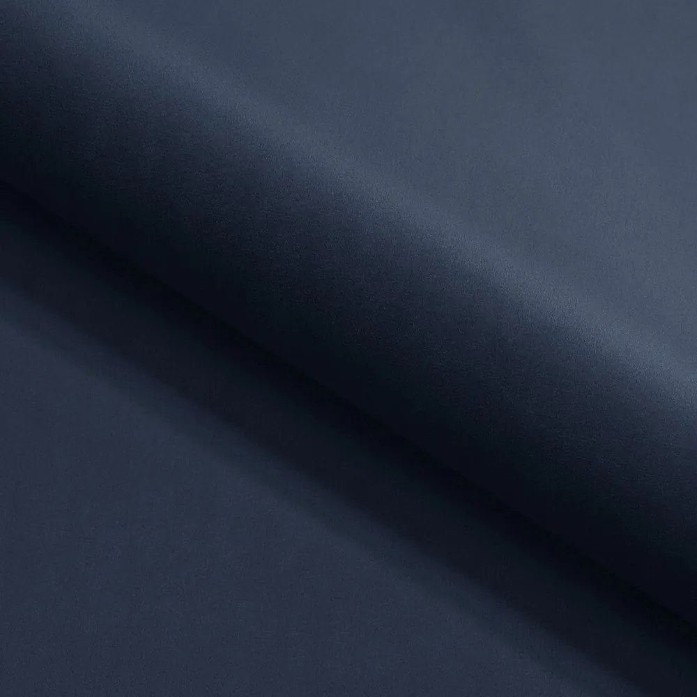 Niebieska aksamitna rozkładana sofa 203 cm York Blik – Ropez