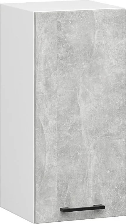 Szafka kuchenna AKORD W30 system OLIWIA Biała 30 cm 1 drzwi kolor Beton mat 2 półki 30x30x58 cm