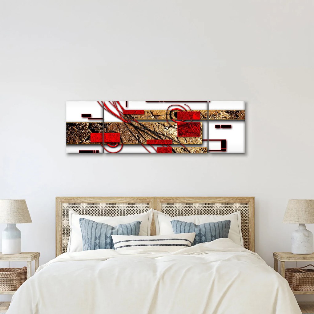 Obraz abstrakcji (170x50 cm)