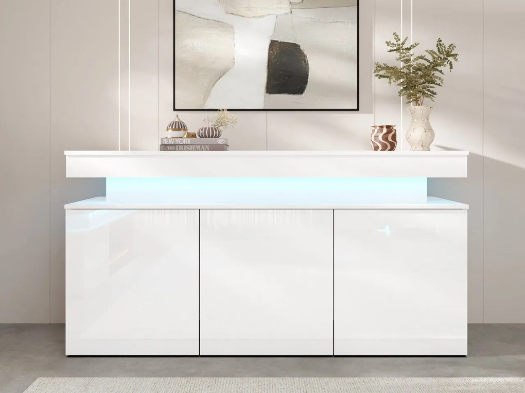 Komoda Lestirola 3D 160 z oświetleniem LED