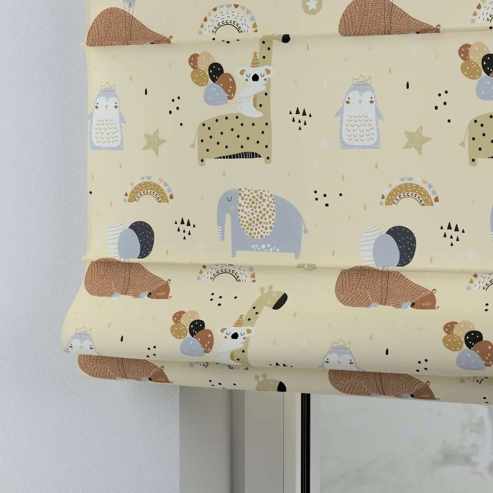 Żółta roleta dziecięca 170x160 cm Magic – Yellow Tipi