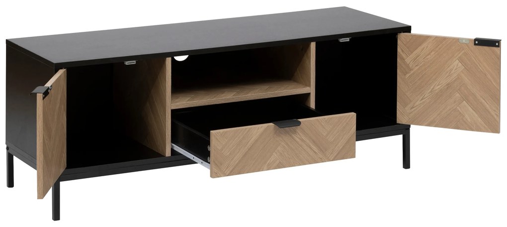 Szafka rtv CHEVRONS, 120 x 40 x 45 cm