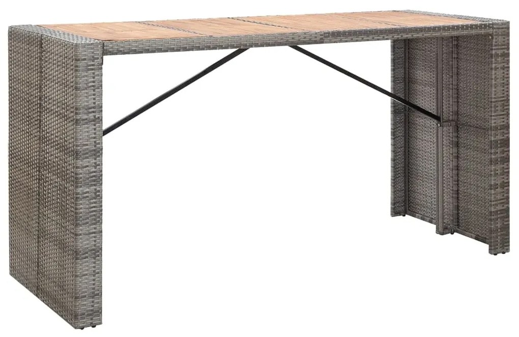 Zestaw szarych mebli ogrodowych C0-A70