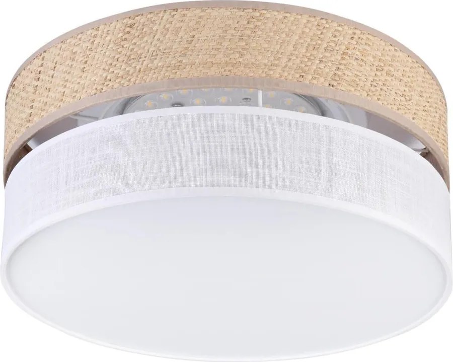 Oprawa sufitowa LED SIRJA BOHO LED/20W/230V śr. 35 cm beżowa/biała