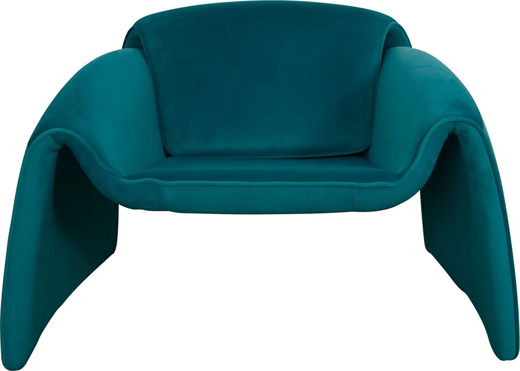 Designerski fotel welurowy Nua N78