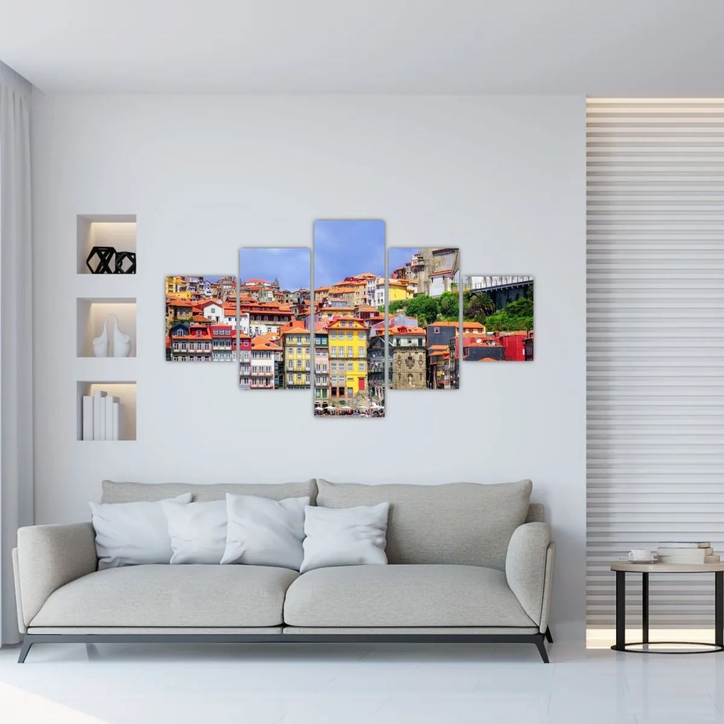 Obraz - Ribeira, Portugalia (125x70 cm)