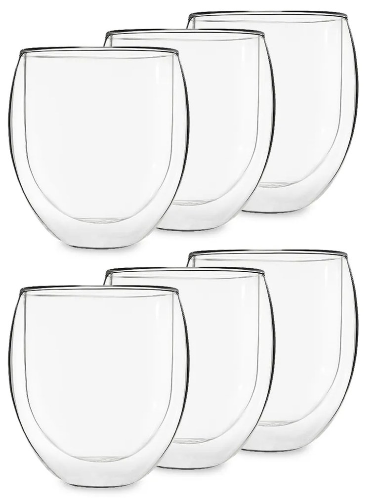 Feelino Szklanka do herbaty zestaw 6 sztuk 400 ml