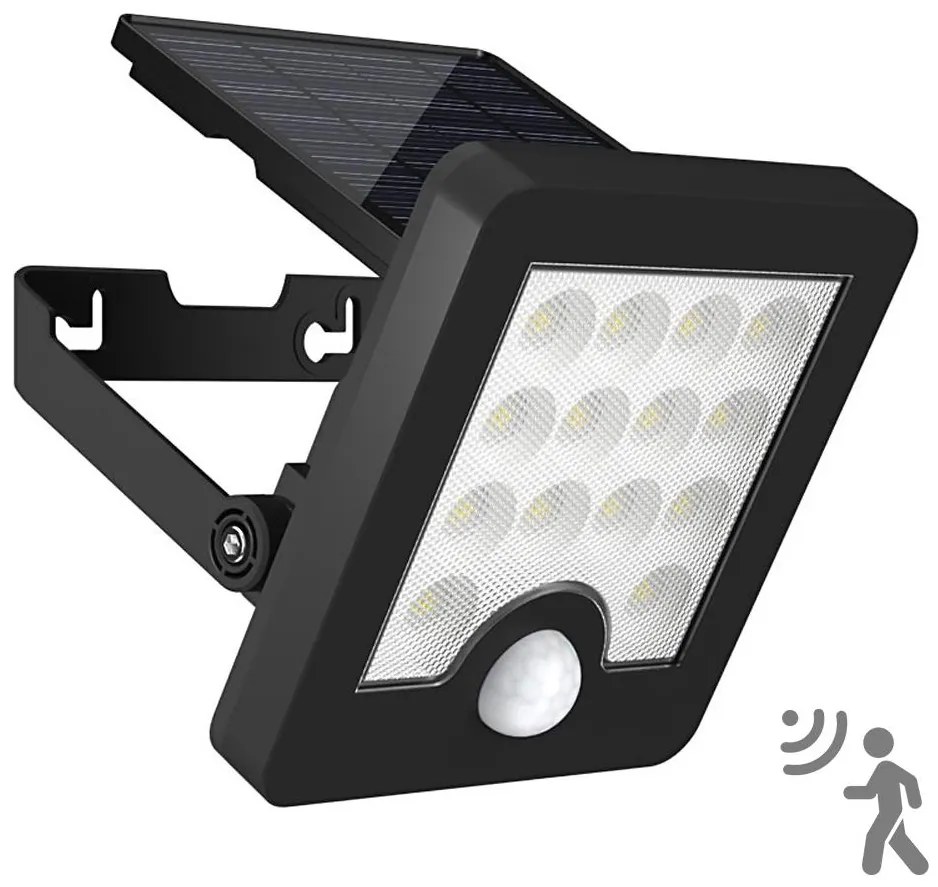 Top Light - LED solarny naścienny reflektor HELEON S LED/5W/3,7V IP65 4000K