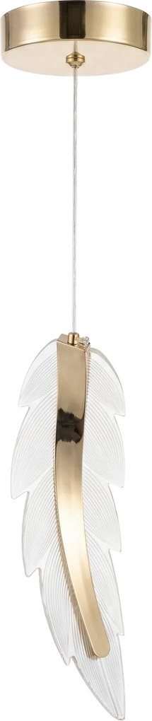 LAMPA SUFITOWA WISZĄCA LED G157-CP ZŁOTA