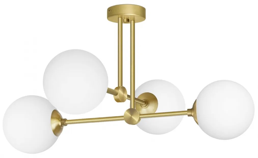 Złota lampa wisząca do pokoju GP-S4S