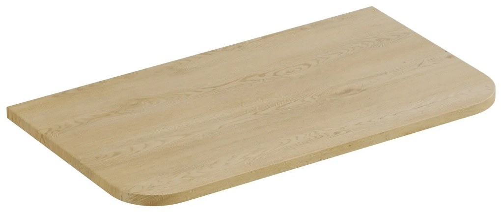 Szafka pod umywalkę OVALIA CREMONA 2S 80cm dąb cremona z umywalką nablatową CLOUD COMAD